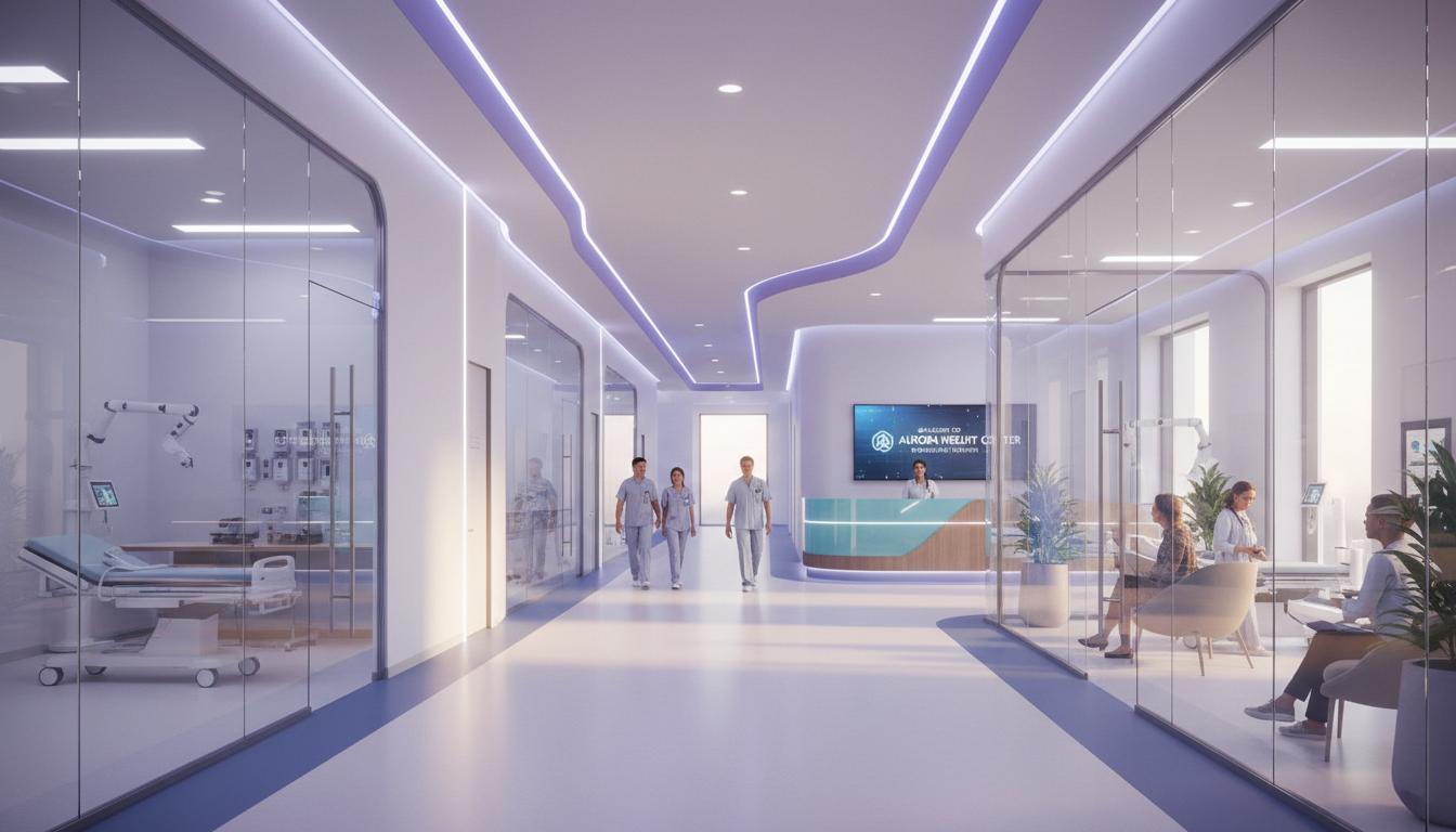 Modern Hospital Interior at Chahal Hospital